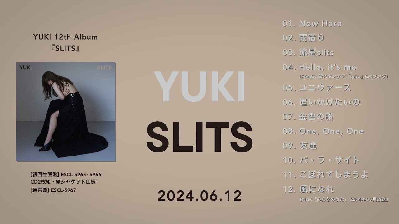ALBUM DOWNLOAD: Yuki – SLITS [Zip File]